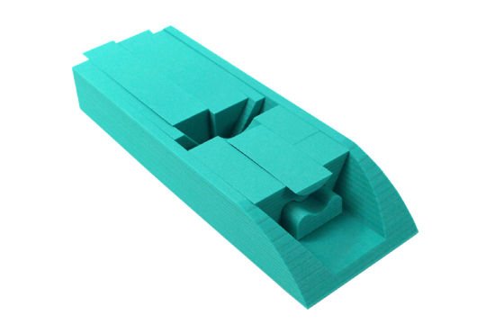CT / MRT positioning mattress for prone and supine positioning